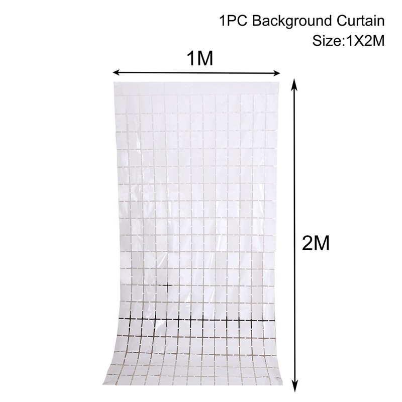 Black Gold Birthday Party Decorations Backdrop Curtains Glitter Tinsel Fringe Foil Curtain Background Wedding Adult Anniversary