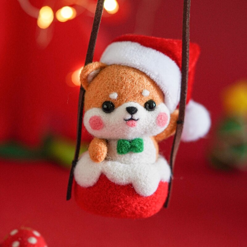 Altalena Shiba Inu interattivo per bambini gioca giocattolo creativo manuale giocattolo apprendimento regalo