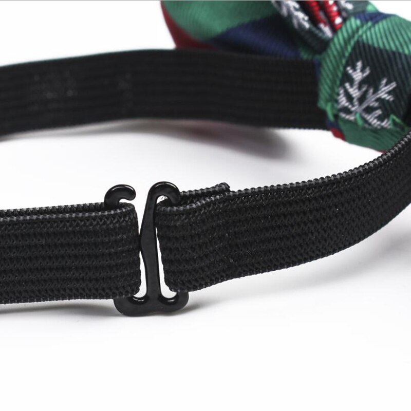 Rbocott jul fluga barn snöflinga julgran mönster röd fluga för pojkar barn fluga storlek 9cm*4.5cm