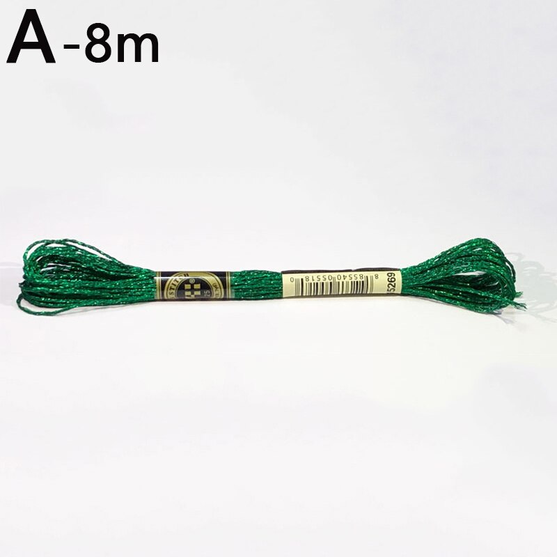 8 Meters DIY Embroidery Thread French Bullion Wire Handmade Gold Silver Wire Round Bright Silk Hand Cross Stitch Sweing Thread: A