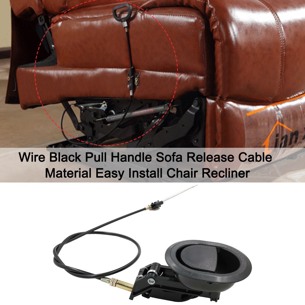 Wire Tool Home Material Sofa Release Cable Easy Install Switch Accessibility Black Chair Recliner Replacement Part Pull Handle