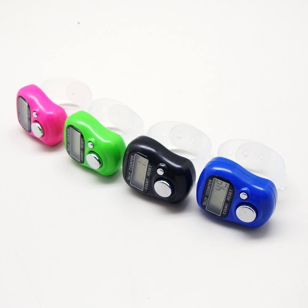 Digital Mini Stitch Mark And Line Finger Counter LCD Electronic Digital Cable Organizer For Sewing Knitting Tools