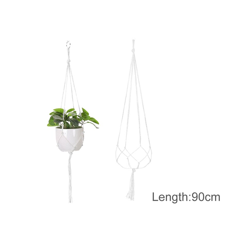 Hängender Pflanzer, Blumentopf, Pflanzenhalter, Makramee-Pflanzenaufhänger, Wandpflanzenhalter, Hängekorb, Blumenkorb, Balkondekorationen: MULTI