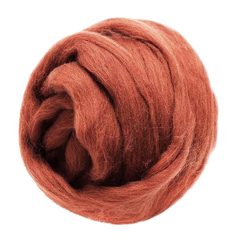 LMDZ Wool Felting Supplies, Wool, Chunky Yarn, Spinning Wool Roving for Needle Felting Wet Felting DIY Hand Spinning