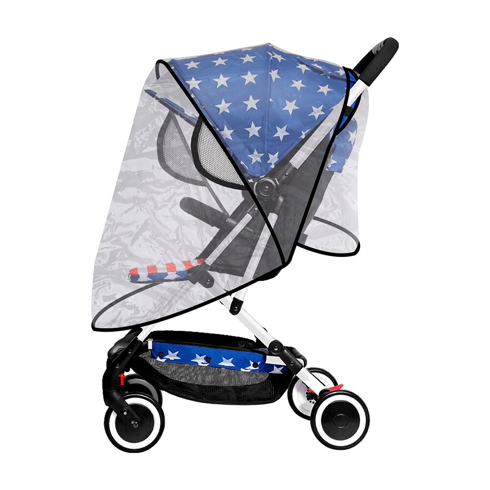 Uniwersalny wózek dziecięcy pokrowiec przeciwdeszczowy przezroczysty wodoodporny pokrowiec przeciwdeszczowy osłona przeciwwiatrowa wózek dziecięcy wózek spacerowy wózek przeciwdeszczowy