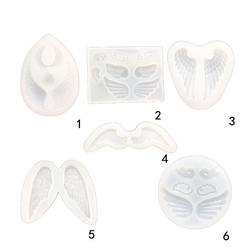 Angel evil wings hänge hartsgjutform silikonform smyckenstillverkningsverktyg