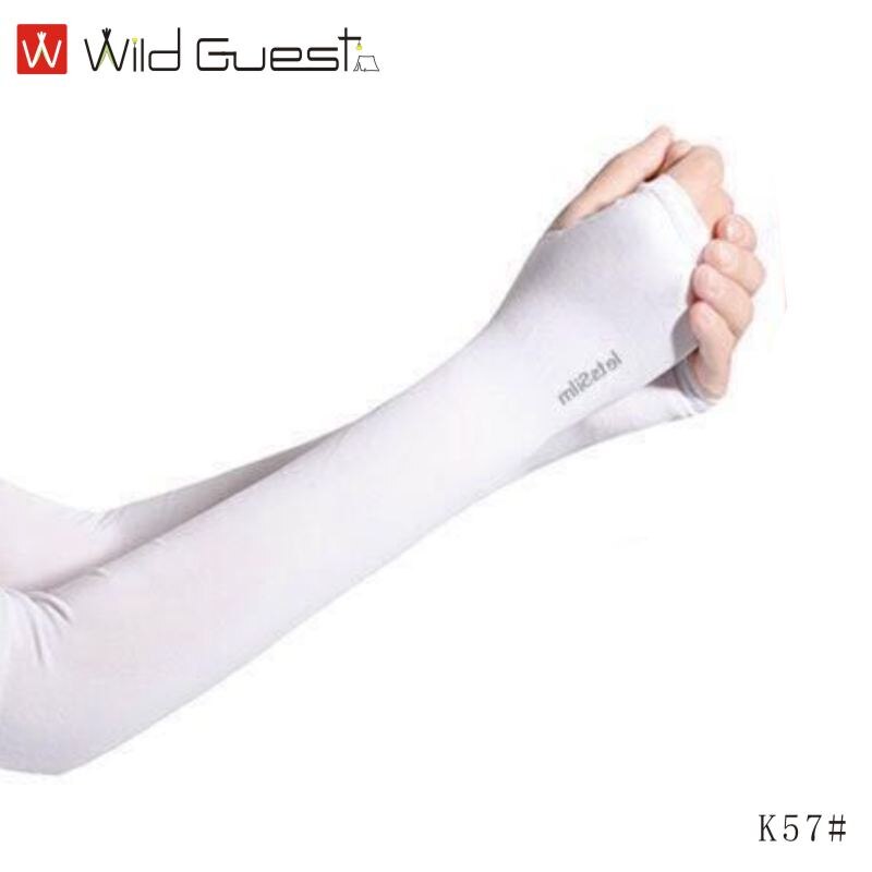 1 Paar Zon Arm Cover Fiets Mouwen Vissen Anti Ultraviolet Mouw Arm Cover Outdoor Rijden Arm Cover: K57