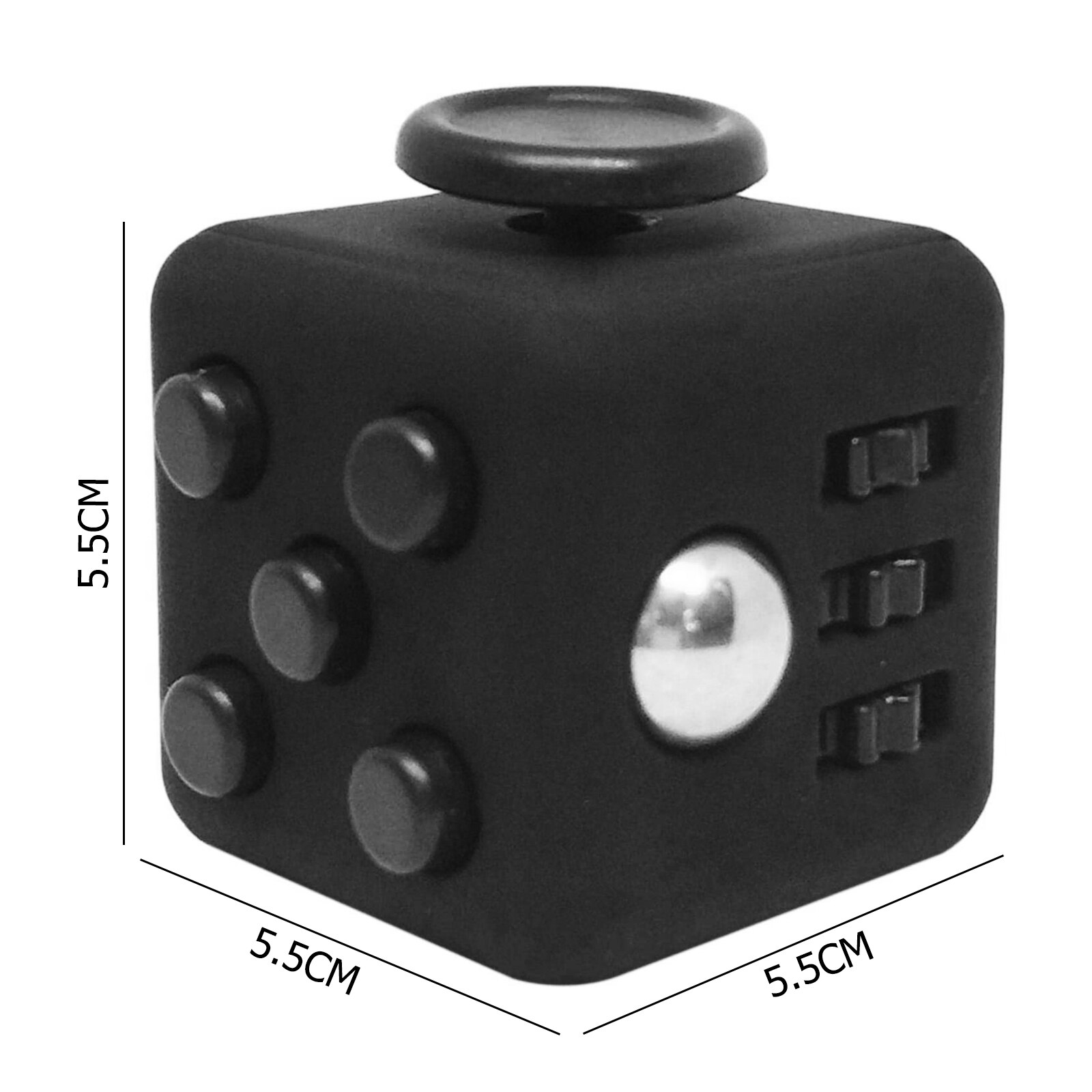 Decompression Toy Anti-Anxiety Children Desk Decompression Cube Button Sound Rolling Joystick Button Decompression Toy: K