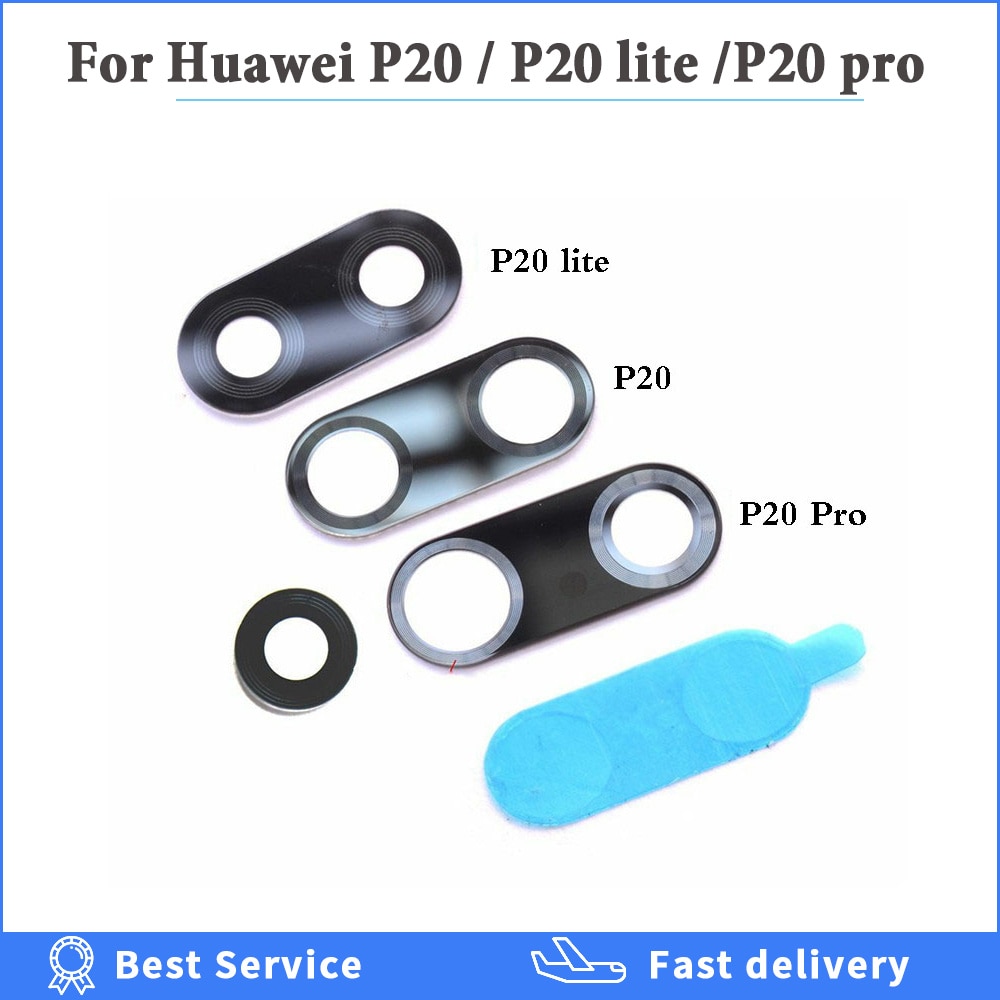 Yüksek kaliteli kamera cam için Huawei P20 Lite Pro arka arka kamera lens camı ile konut için etiket yapıştırıcı