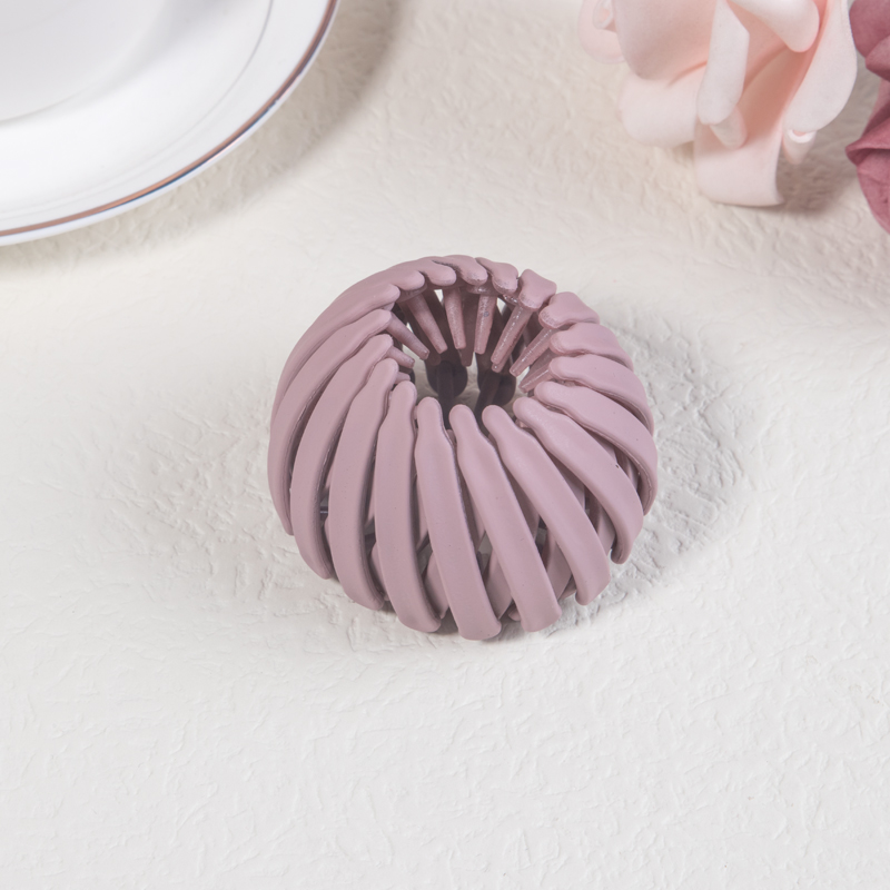 1 Pc/4 Stuks/7 Stuks Mode Vogelnest Haar Clips Voor Vrouwen Matte Haar Klauw Clips paardenstaart Haaraccessoires Voor Vrouwen Meisjes: Rood