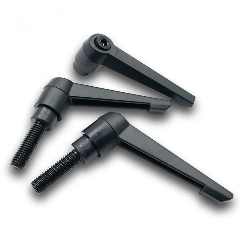 M8 Clamping Lever Clamping Handle Screws 16-60mm Clamping Lever Machinery Adjustable Handle Locking External Male Thread Knob