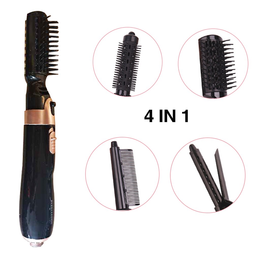 4 IN 1 Hair Curlers Straightener Automatic Dryer Brush Hair Curler Hairstyle Curling Iron Big Wave Curler Krultang: curling iron