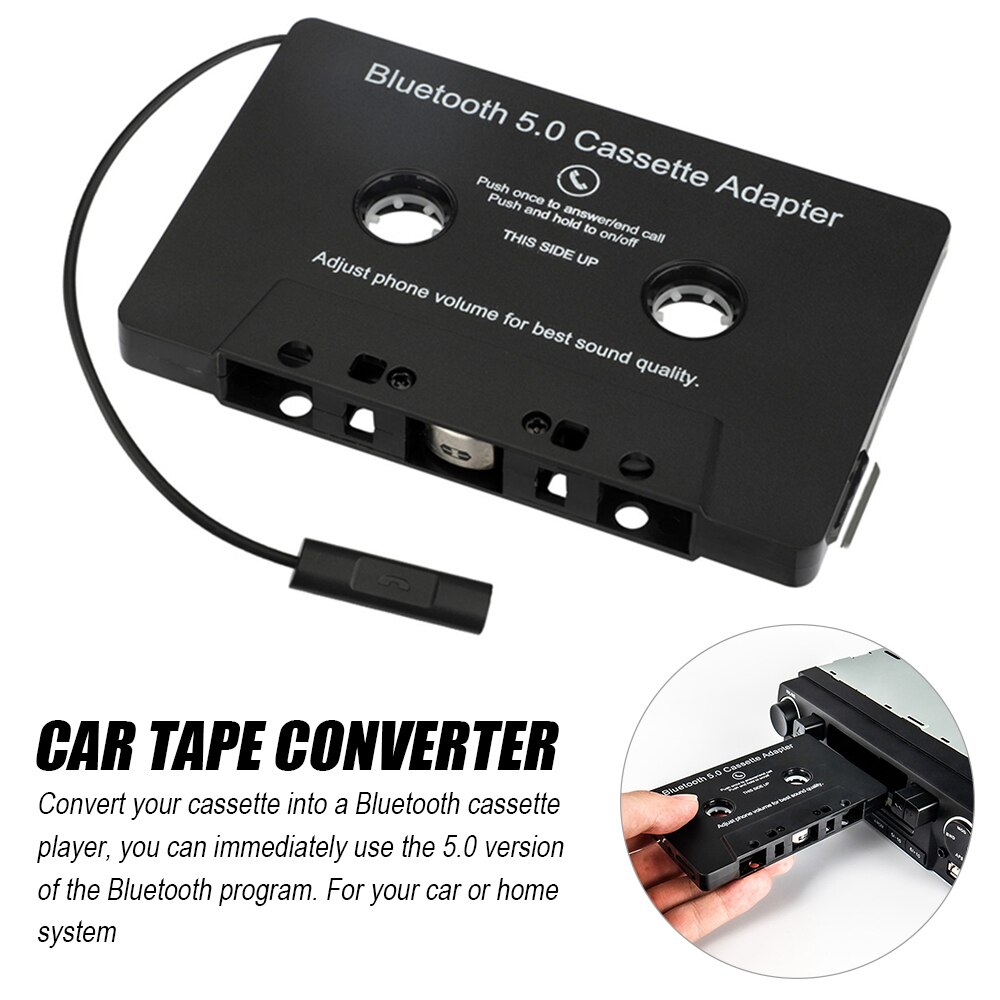 Bluetooth 5.0 Cassette Adapter Auto Bluetooth Tape Converter MP3/SBC/Stereo Smartphone Cassette Player Adapter For Iphone Xiaomi