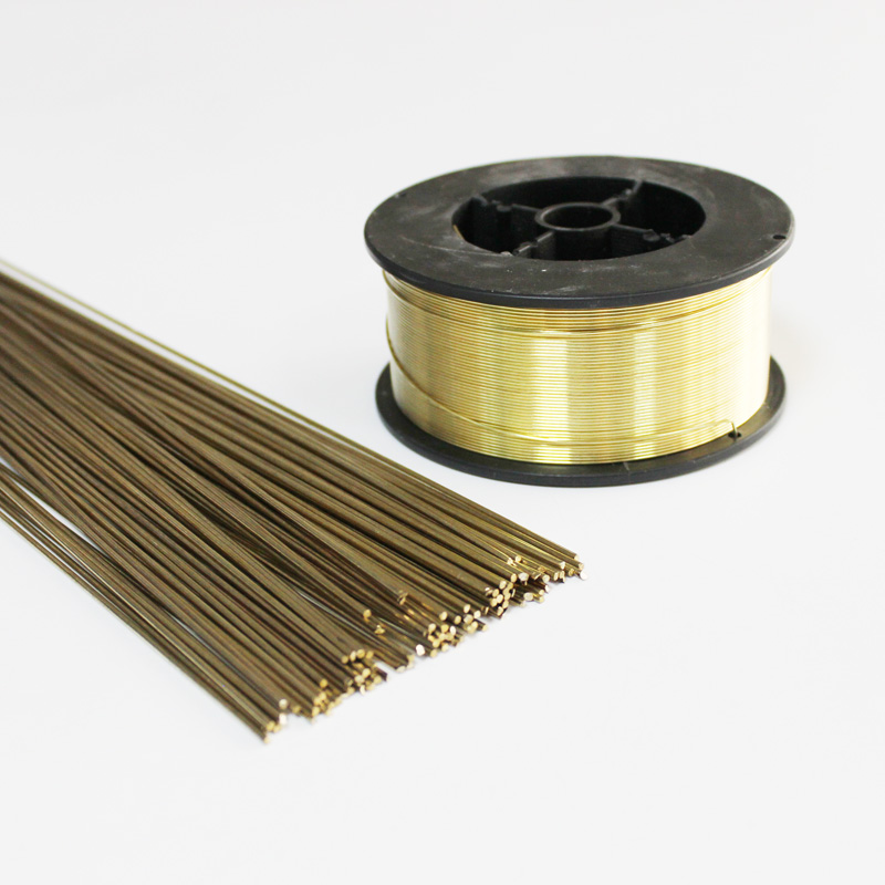 Tig messing lodningsstænger lodning gas svejsetråd lodning fyldplade reparation rund 0.8mm 1mm 1.6mm 2mm 2.5mm 3mm 4mm 5mm 6