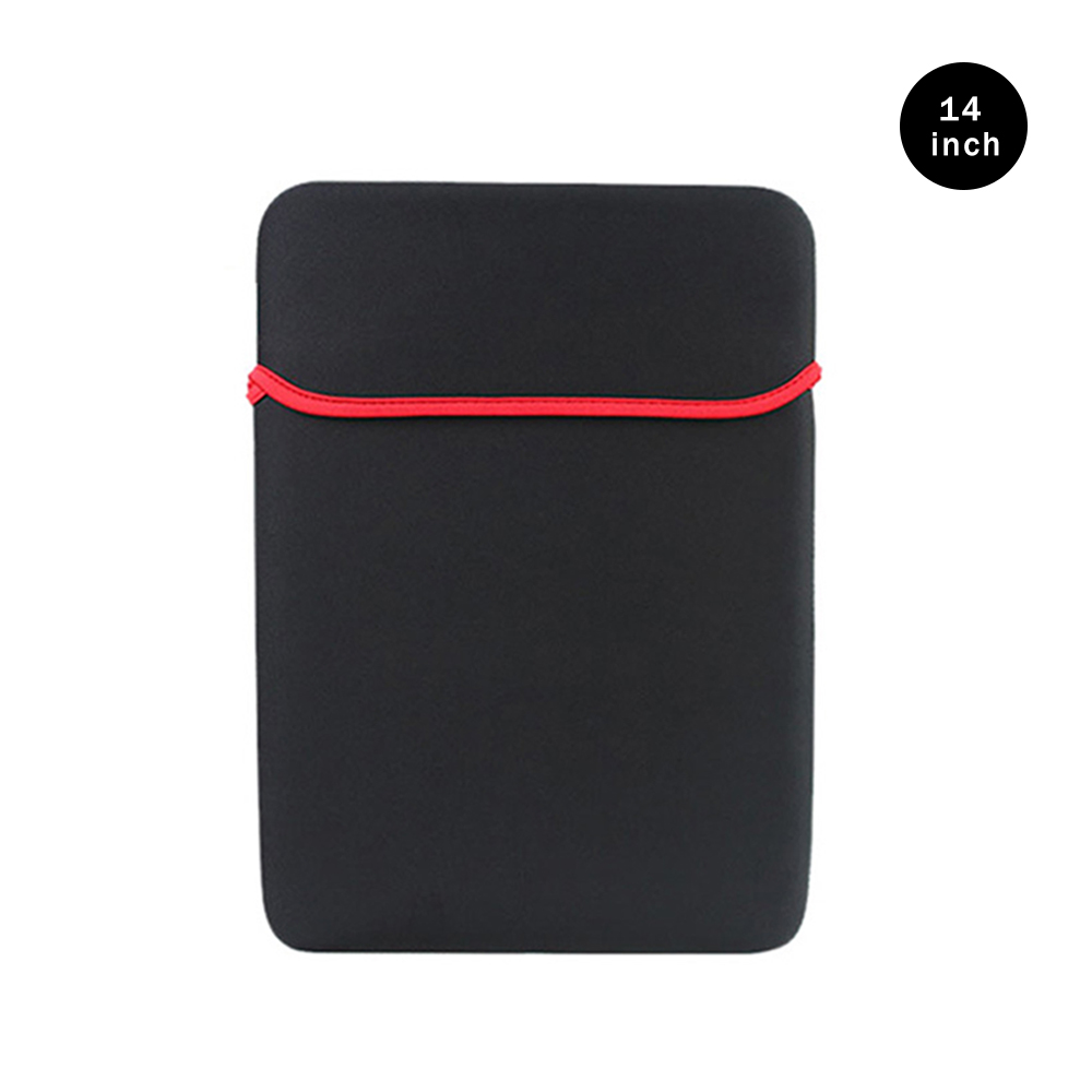 Universal Black Pouch Sleeve Laptop Bag Case for Tablet PC 7" 8" 9" 9.7" 10" 12" 13" 14" 15" inch Mouse Pad Style: 14 inch