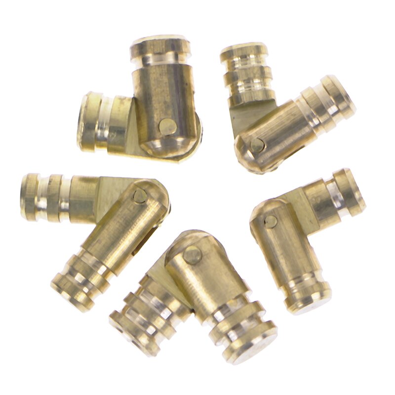 10Pcs 20*4Mm Koperen Vat Scharnieren Cilindrische Verborgen Kabinet Verborgen Onzichtbare Messing Scharnieren Voor Meubels Hardware