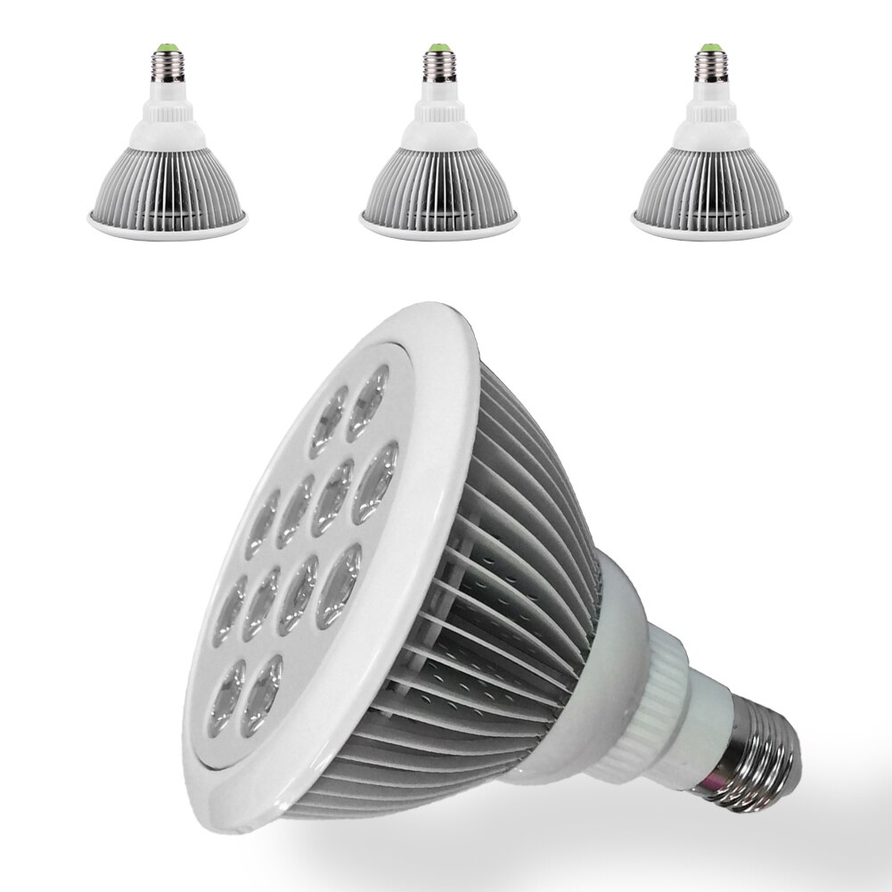 Bombilla LED de 12W-36W E27 Fin para cultivo de plantas hidropónicas de espectro completo