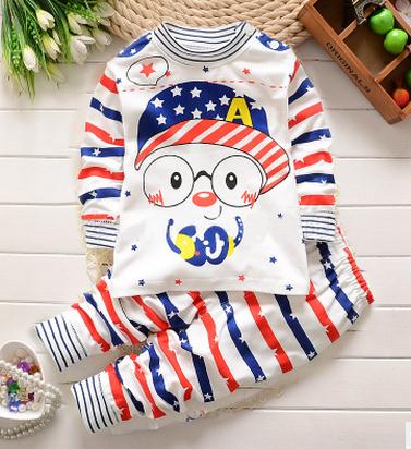 bébé vêtements bébé sous-vêtements imprimer coton ensembles automne et sous-vêtements d'hiver vêtements de bébé 1-3 ans vêtements