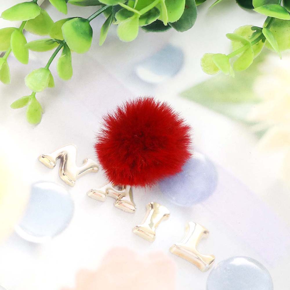 10 stk / posere 3-6cm pomponger fluffy plysjball mykt kunstig hår ball farge pompong diy sko lue bag klestilbehør: 3 cm