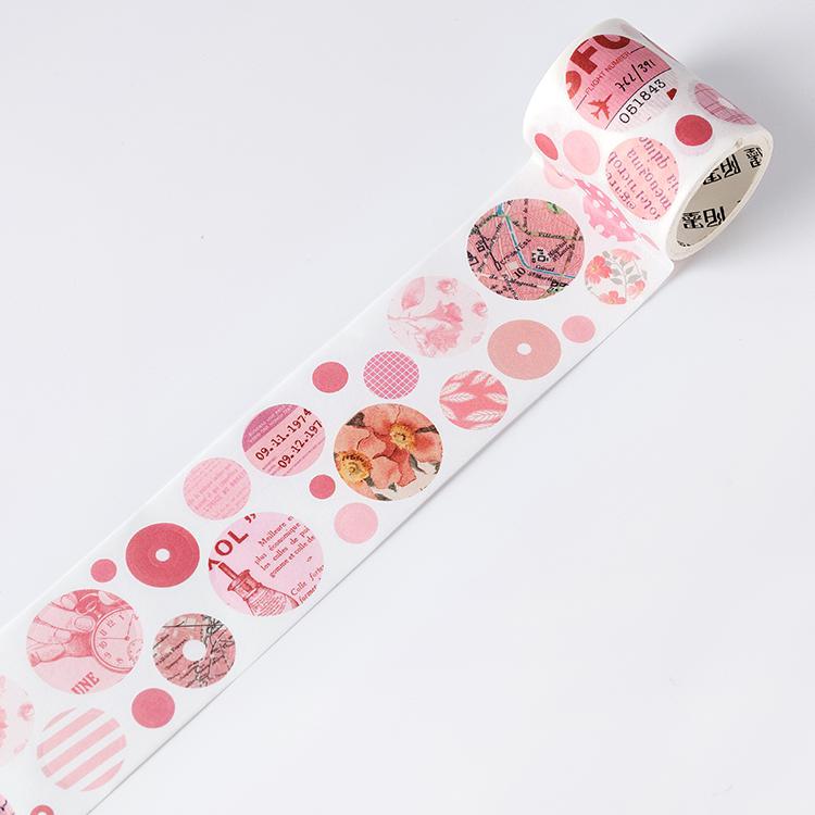 Citroen Soda Roze Bloemen Washi Tape Plakband Diy Scrapbooking Sticker Label Masking Tapes: D