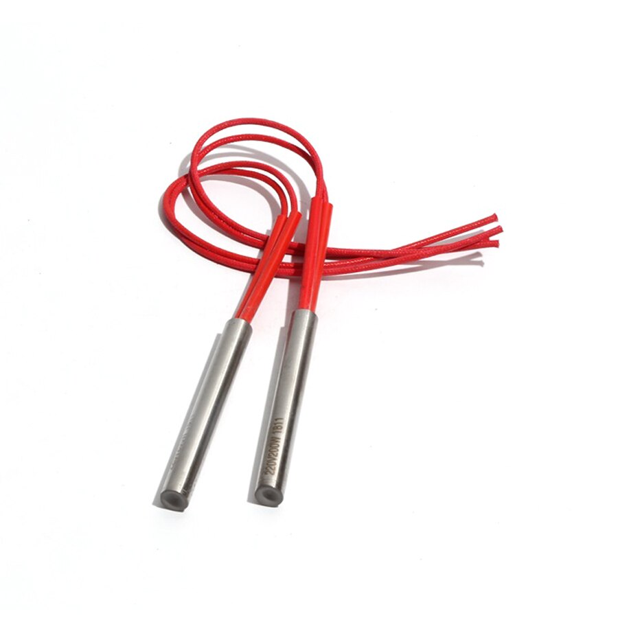 Tube chauffant double tête, élément de résistance de chauffage à cartouche, 12mm 80 ~ 95mm 201SUS 110V/220V/380V 250W/280W, 10 pièces
