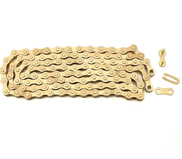 Fsc F410 1-Speed Fietsketting (1/2X1/8-Inch, 104L) single Speed Ketting Voor Mtb Racefiets: Gold