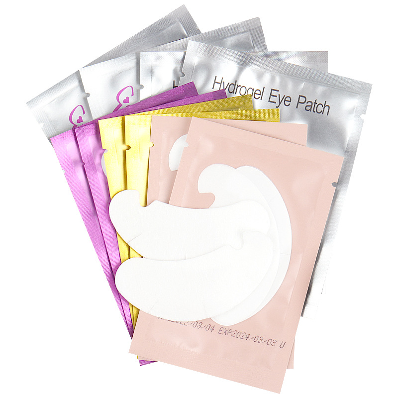 50 Pairs Wimper Extension Hydrogel Patches Voor Enten Wimpers U-vormige Gel Eye Pads Wimpers Extension Supplies Makeup Tools
