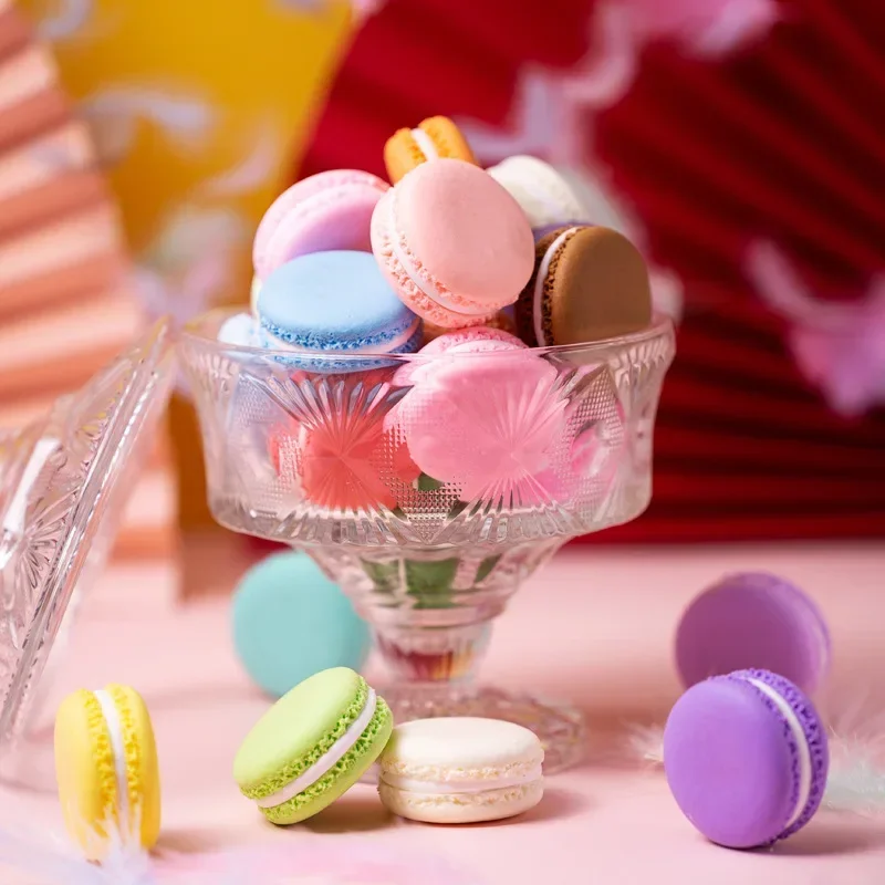 Simulatie Macaron Cake Dessert Model Bruiloft Dessert Tafeldecoratie Macaron Model Nep Voedsel Bruiloft Foto Props Gunst