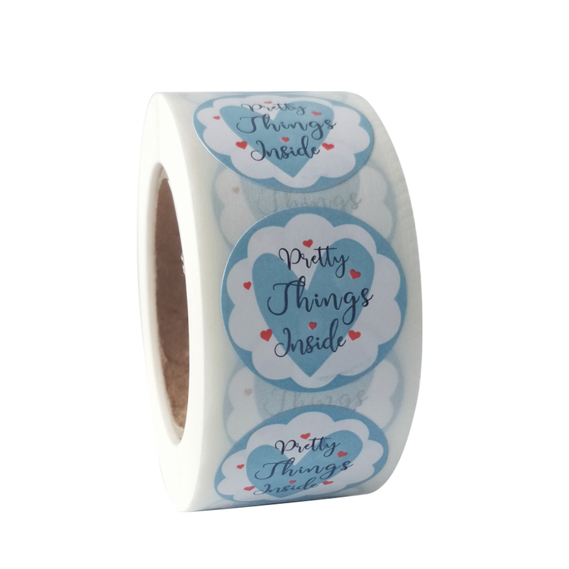 Pegatinas "Open Me ya", pegatina de 1 pulgada de agradecimiento para decoración de caja de , papelería, sobre, postales, etiquetas de sellado, 50-500 Uds.: QY643-300pcs