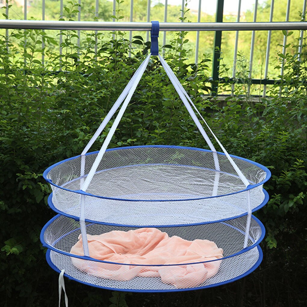 Tendedero con gancho plegable para ropa, cesta de lavandería, red secadora, 5 estilos, Super útil S