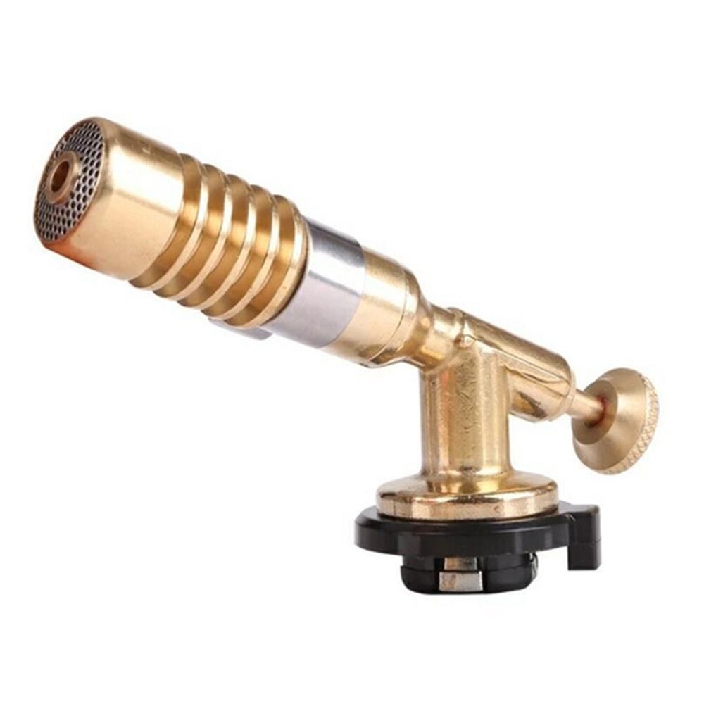 Portable For MAPP High Temperature Gas Torch Brass Welding Torch Ignition Brazing Solder Welding BBQ