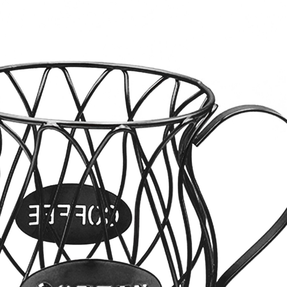 Retro Metal Storage Case for Cafe Organizer Storage Storage Basket Snack Holder Coffee Capsule Cup Fruit Cup Mug Shape Organizer