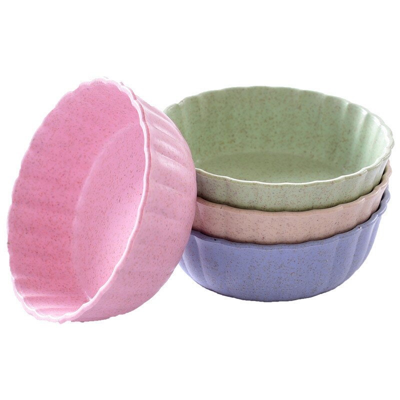 Seasoning Dish Flower Heart Round Shape Snack Plate for Sugar, Soy Sauce, Vinegar and Almost All Kinds of Seasoning Pink Flower