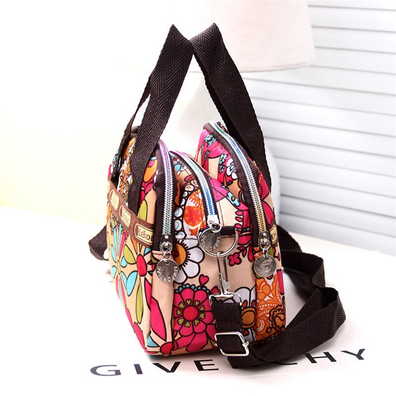 12 Colors Women Multi Pocket Handbag Ladies Hobo Bags Shoulder Bag Colorful Totes