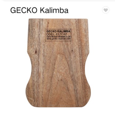 Gecko 17 Toetsen Kalimba Duim Piano Vinger Piano Houten Akoestische Muziekinstrument