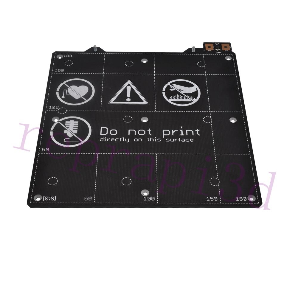 High Flatness 3D Printer Parts 24V PRUSA MINI Heated Bed Heater Bed with Semitec Thermistor for Prusa Mini 3D Printer