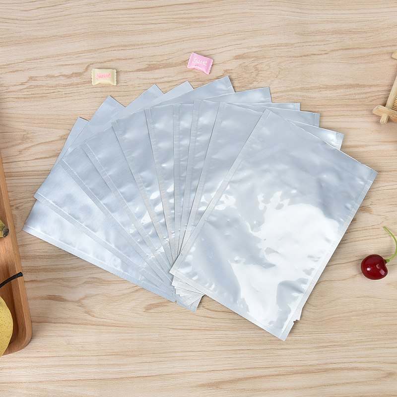 10pc Aluminum Foil Mylar Bags Silver Sealer Zipper Food Saver Bag Zip Lock Bag Packing Water Proof Stand Up Storage Pouches