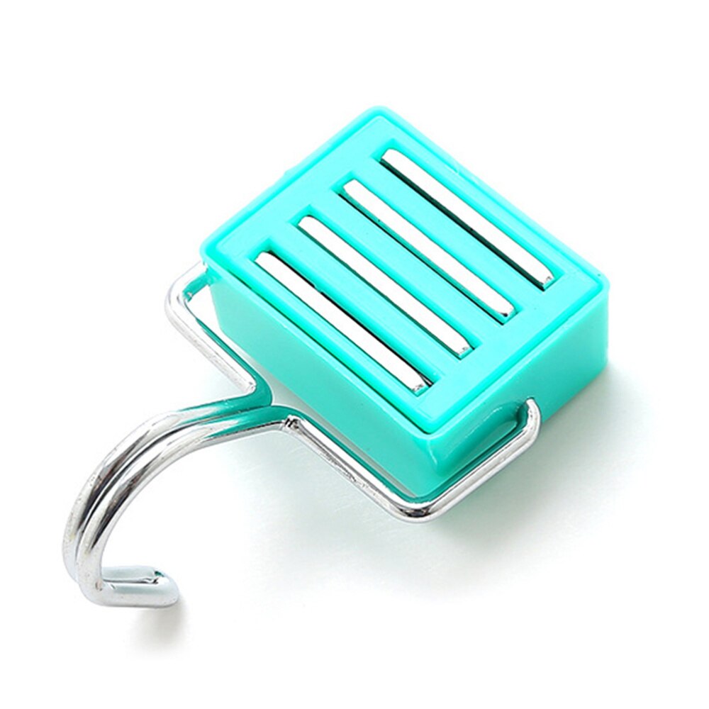 2 Pcs Super Suction Magnetic Hooks Kitchen Refrigerator Powerful Magnet Hanging Hooks (Yellow): Blue