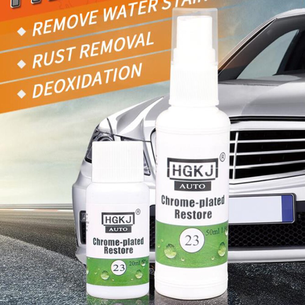 Trim Chrome Part Plastic Styling Deoxidation Leather Refurbishment Agent Car Interior Scratch Repair Rust Removal Cleaner Useful: 50ml