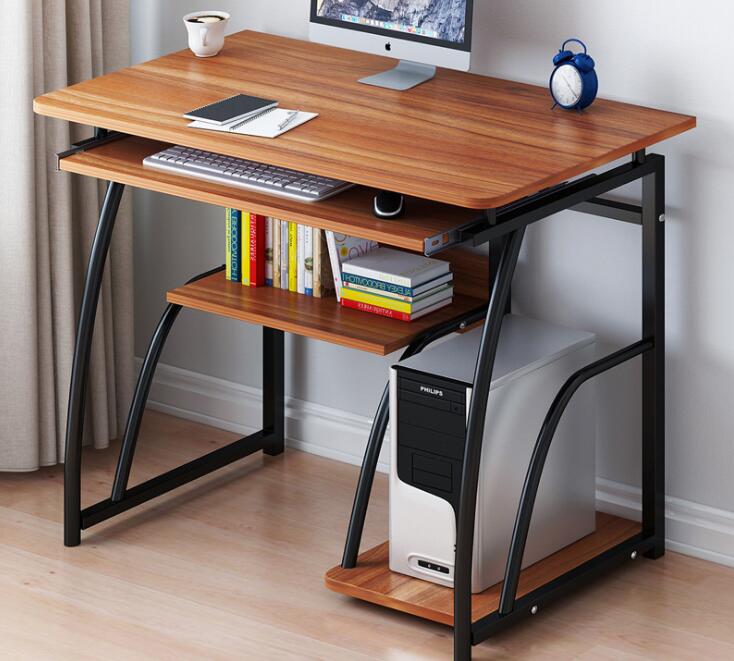 Simple PC Table Laptop Computer Desk Home Office Study Desk Easy Assembly Table Mesa Plegable: Color D