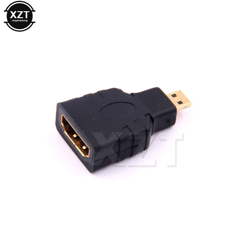 3 stks Zwart Micro HDMI adapter man femal adpater voor HDTV Converter