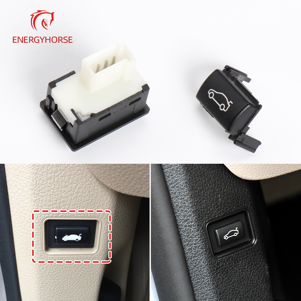 Auto Teufel Teufel abdeckung Kofferraum verriegelung Entriegelung schalter iLuggage Druckknopf für BMW F30 F10 F07 F01 F02 3 5 7 Serie 61319200316