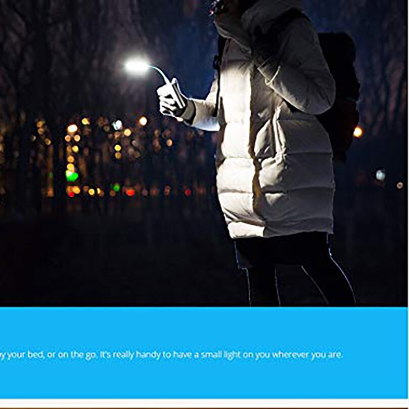 Mini USB LED Light Lamp, USB Light for Laptop Computer Keyboard, Flexible Gooseneck Reading Light, Portable USB Laptop Light