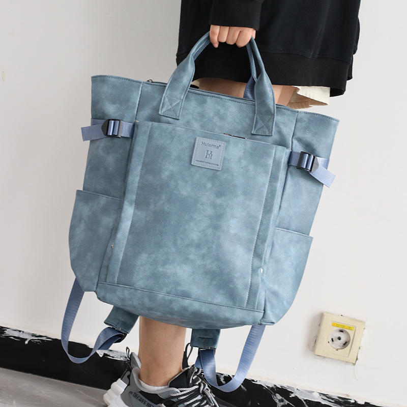 Dames Rugzakken PU Leer Reizen Heren Rugzak grote capaciteit Schooltassen Vrouwelijke grote bakken student laptoptassen rugzak