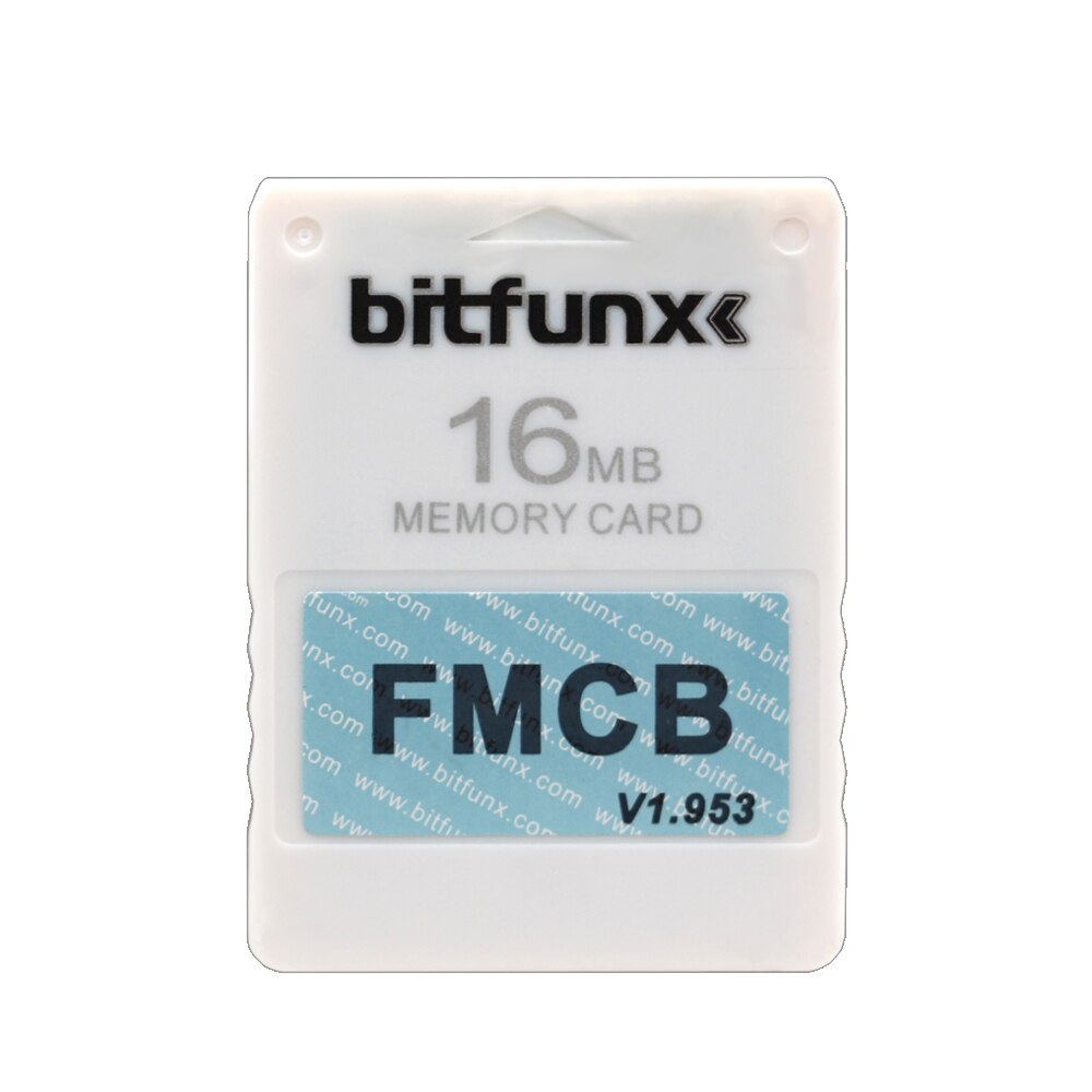 RetroScaler Colorful v1.953 FMCB Free McBoot Card for PS2 Playstation2 16MB Memory Card OPL MC Boot: 16MB White