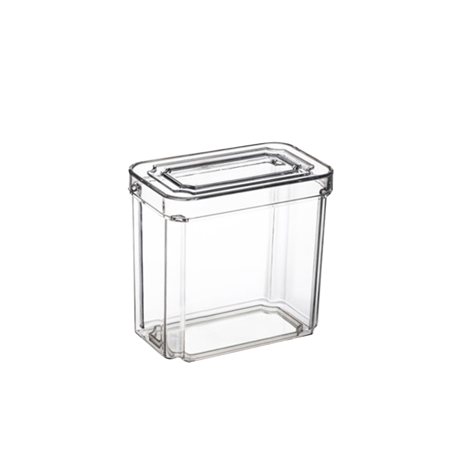 Neue Kühlschrank Organizer Behälter Stapelbare Kühlschrank Lebensmittel Lagerung Kasten Mit Griff Klar Kunststoff Speisekammer Lebensmittel Gefrierschrank Organizer Werkzeug: Licht cyan