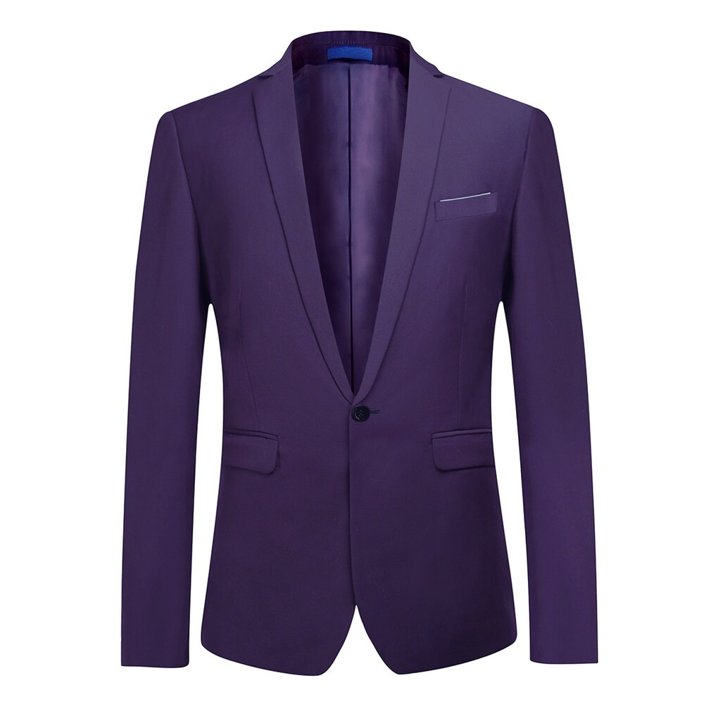 Yunclos nyeste blazere til mænd bryllupsfestkjole blazer & bukser slim fit jakkesæt med én knap blazere jakkesæt til mænd blazere jakker