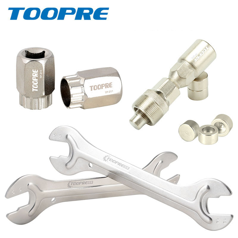 TOOPRE Bicycle Cassette Freewheel Sleeve Thread-on Freewheel Bottom Bracket Hubs Removal Repair Tool Bike Parts