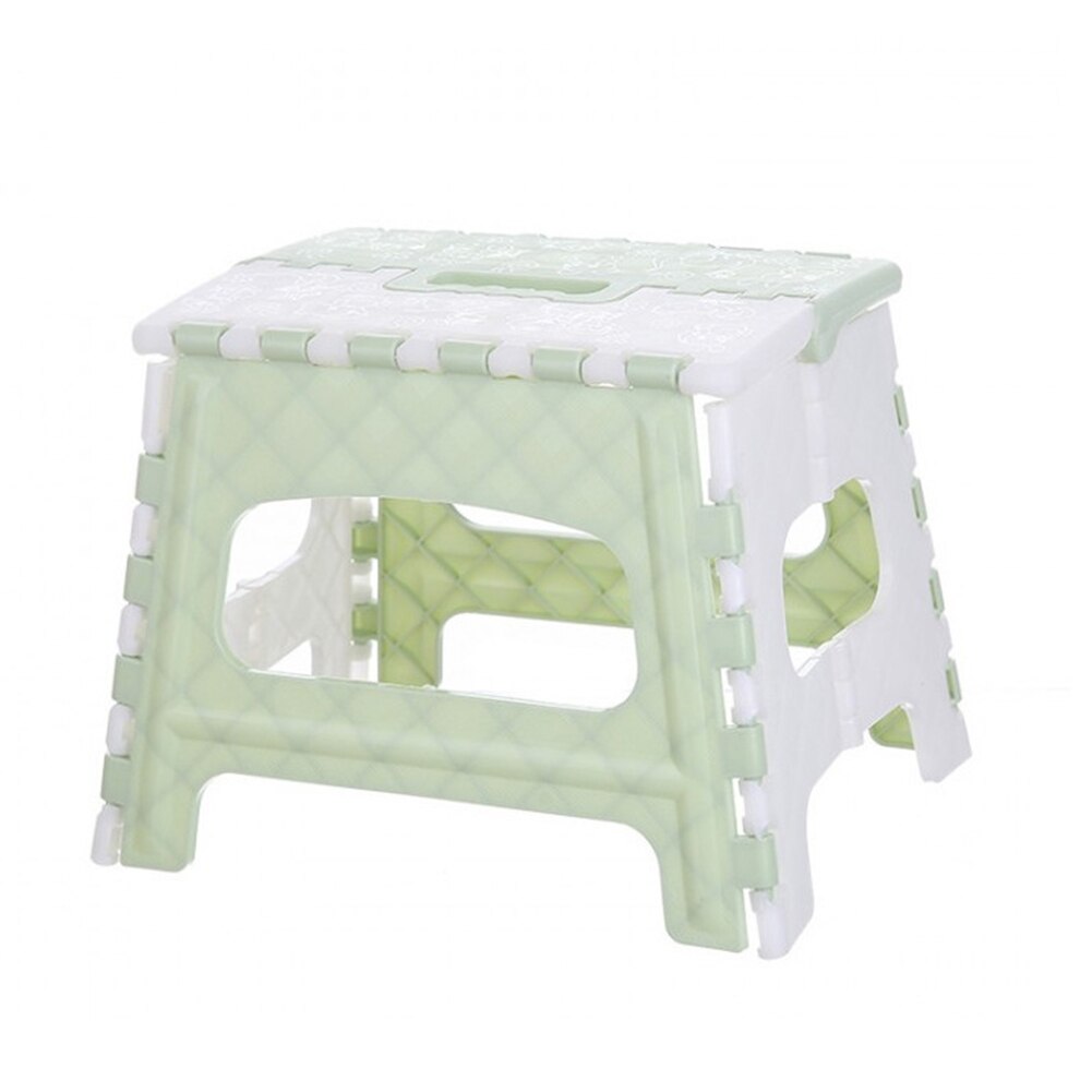 Spot Plastic Multi Purpose Folding Step Stool Home Train Outdoor Foldable Easy Storage Hogard: Licht Groen