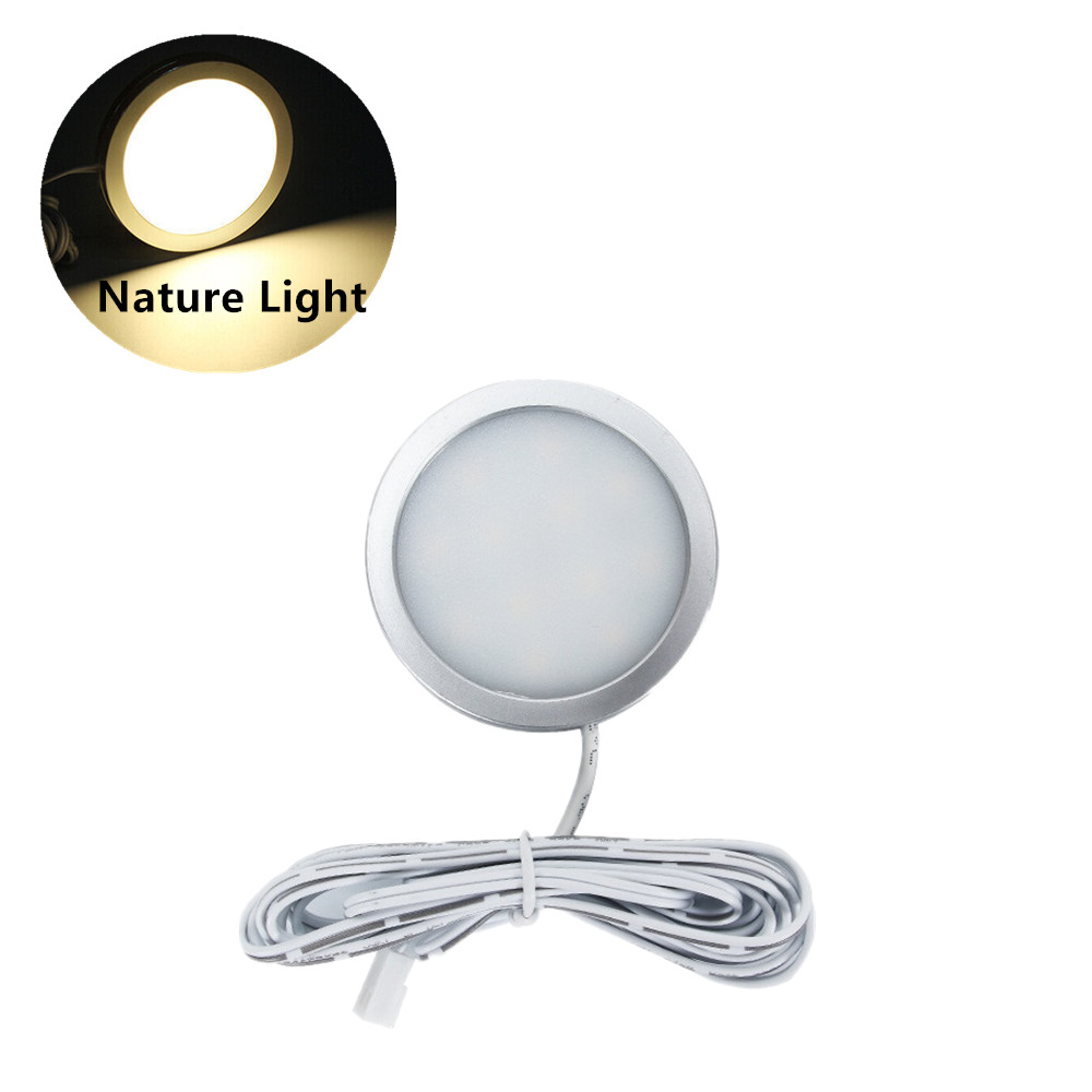 12V LED Wohnmobil Lampe Auto Innen Dach Lesen Lichter Wohnwagen RV LED Decke Lichter Runde LED-Tafel LED innen Licht Signalisierung: Tiefe Blau / 4300k